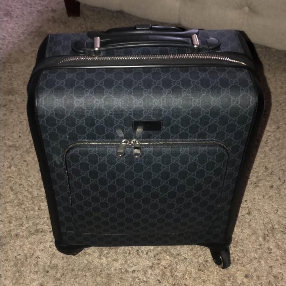 Gucci Dark Patterned Men's Travel Bag